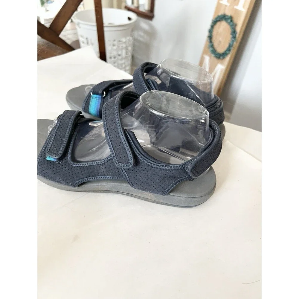 Clark’s Cloudsteppers Brizo Sammie Athletic Navy Sandals Size 9 W Wide E Clarks